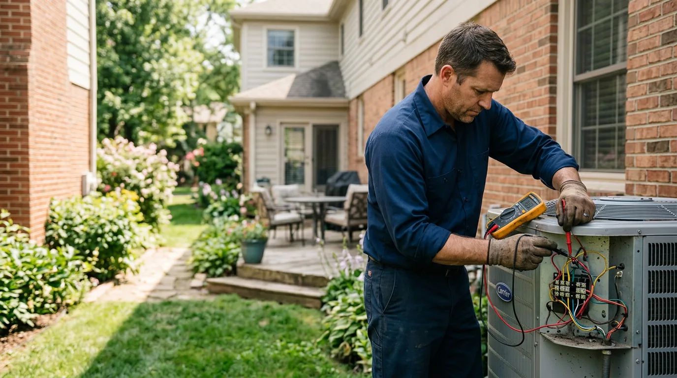 HVAC technician working near Montezuma, NY